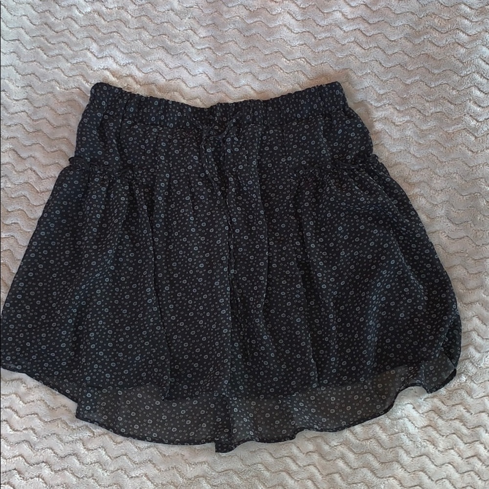 flows floral skirt